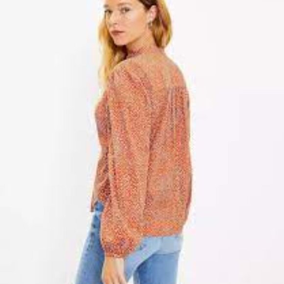 Loft Polka Dot Blouse - Picture 2 of 10